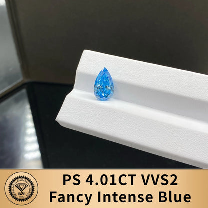 Blue Color Lab Grown Diamonds With IGI Certificate 2ct 3ct 4ct 5ct 6ct 8ct 9ct VS VVS CVD Fancy Colored Diamond