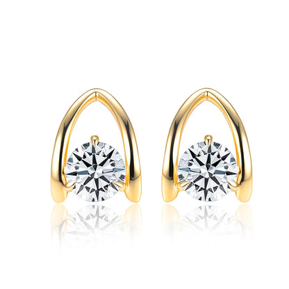 THE RADIANT HALO STUDS | 2-4CT LAB GROWN DIAMONDS | 14-18K