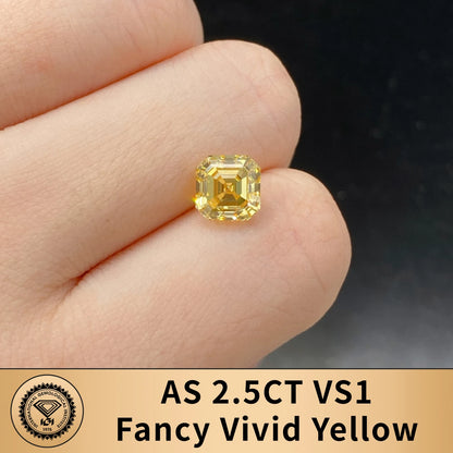 FANCY VIVID YELLOW LAB GROWN DIAMONDS | 1CT - 10CT | IGI CERTIFIED