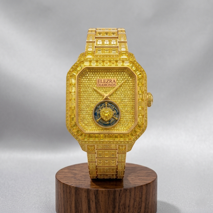 ELEZRA WATCHES | THE SOLAR EMPEROR | 175 CARAT NATURAL FANCY VIVID YELLOW DIAMONDS | MASTERPIECE