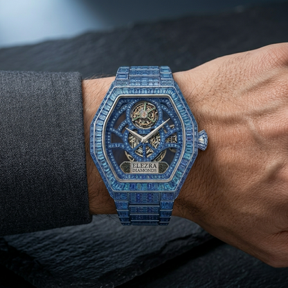 ELEZRA WATCHES | THE BLUE ROYALTY | 103.58 CARAT NATURAL BLUE SAPPHIRES & DIAMONDS