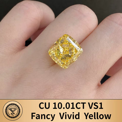 FANCY VIVID YELLOW LAB GROWN DIAMONDS | 1CT - 10CT | IGI CERTIFIED